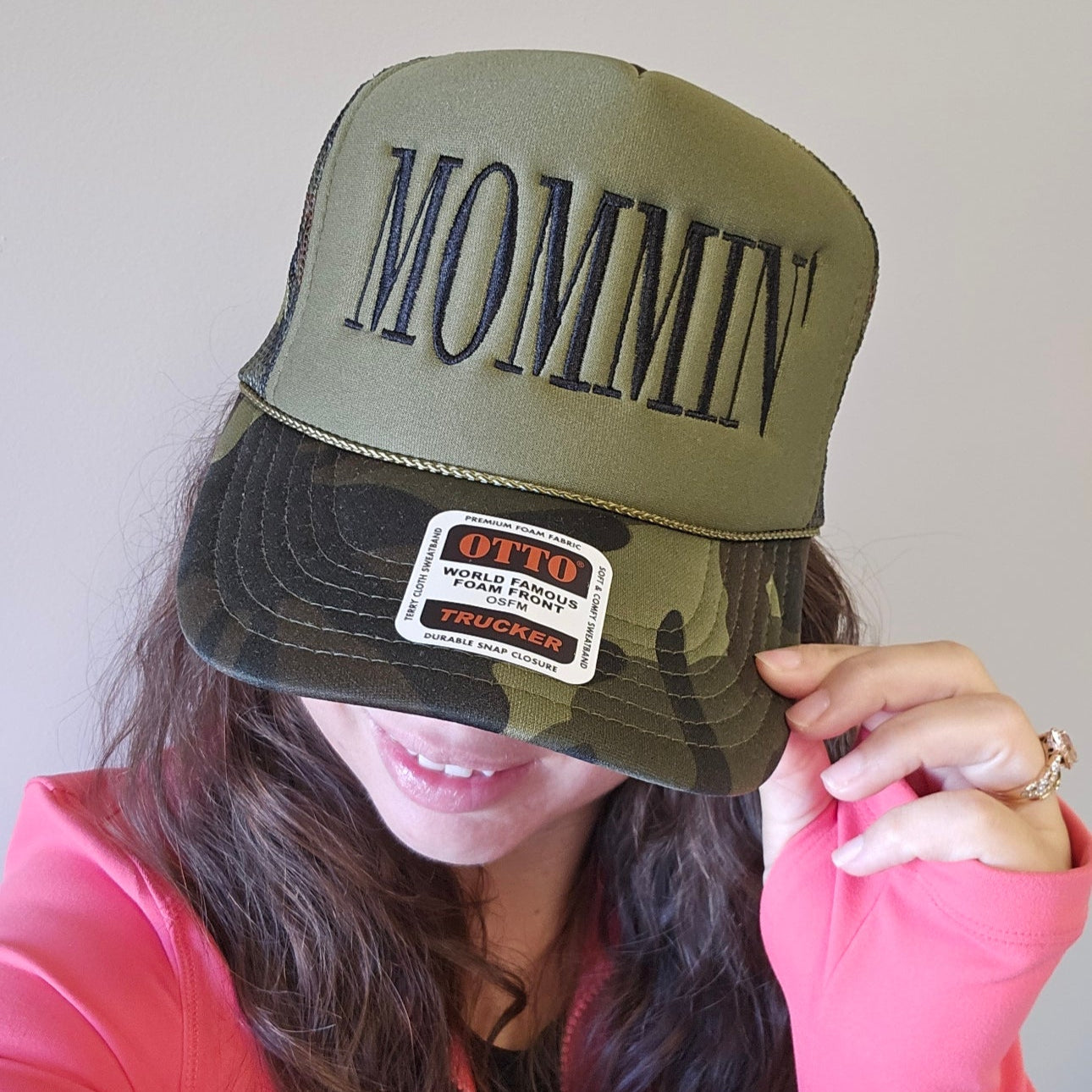 MOMMIN' Hat - Dark Camo