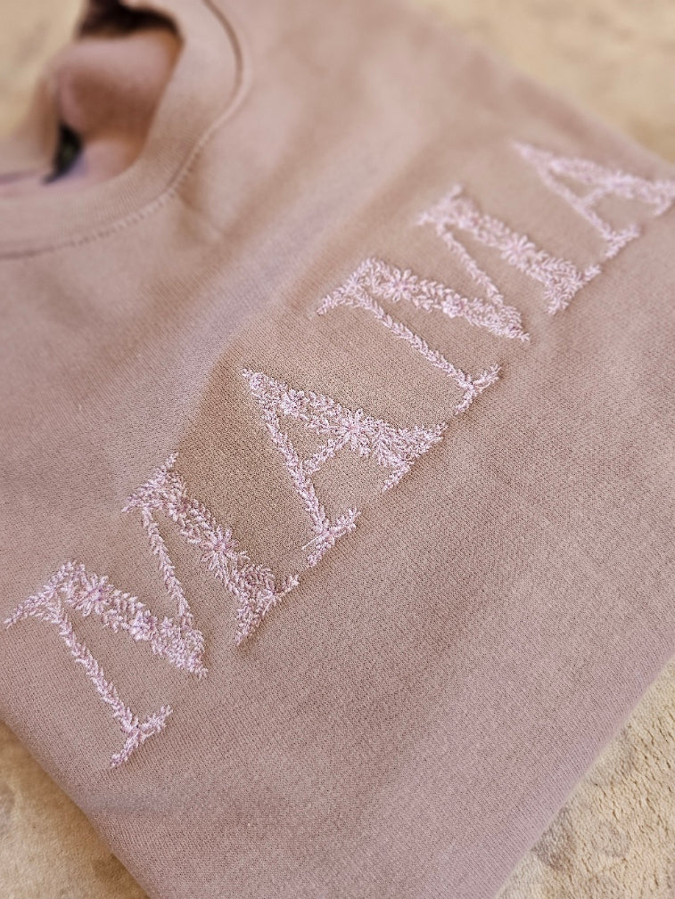 Floral MAMA Crewneck