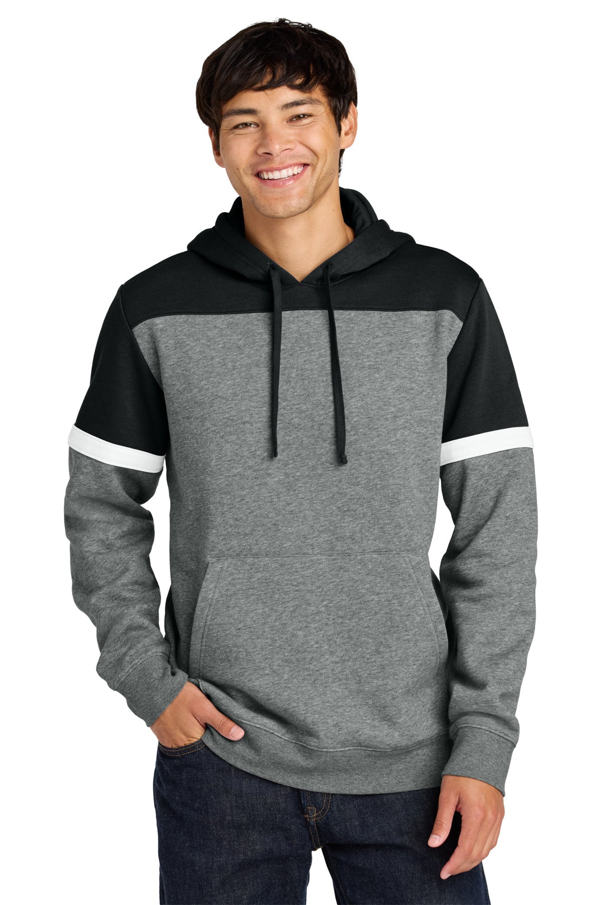 Fan Colorblock Hoodie - Embroidered