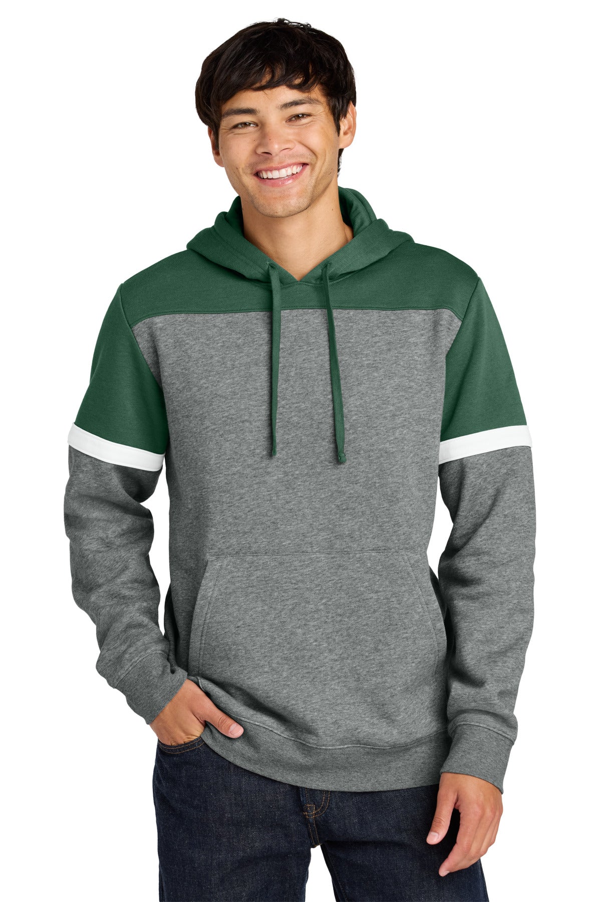 Fan Colorblock Hoodie - Embroidered
