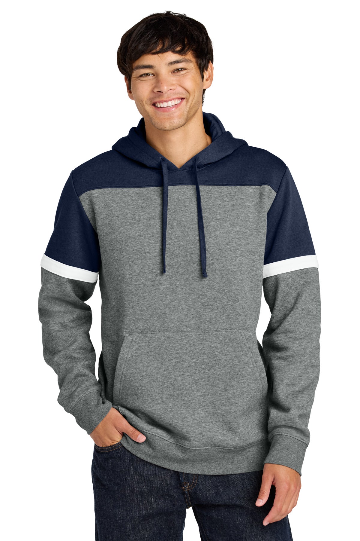 Fan Colorblock Hoodie - Embroidered