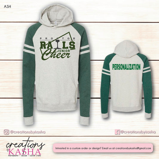 Jr Cheer Green Hoodie - Choice of Design