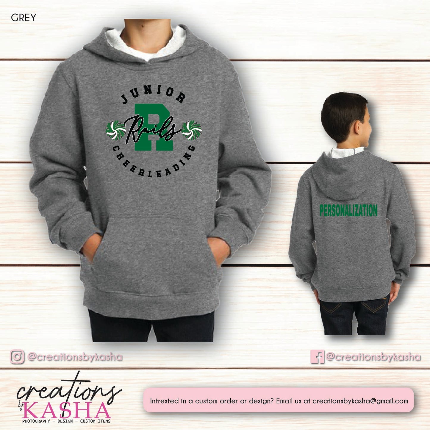 Jr Cheer Hoodie - Choice of Design