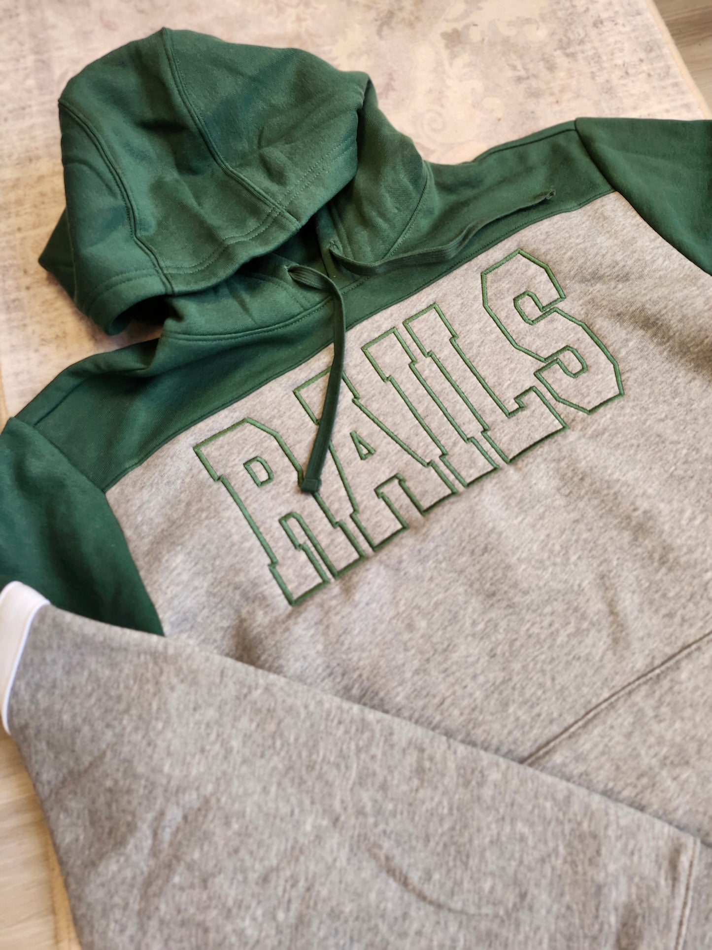 Fan Colorblock Hoodie - Embroidered